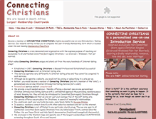 Tablet Screenshot of connectingchristians.co.za